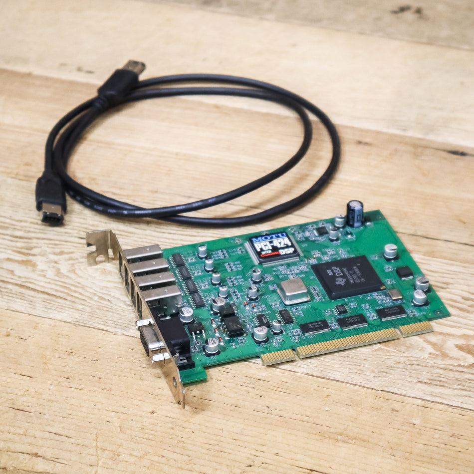 MOTU PCIx-424 AudioWire Card