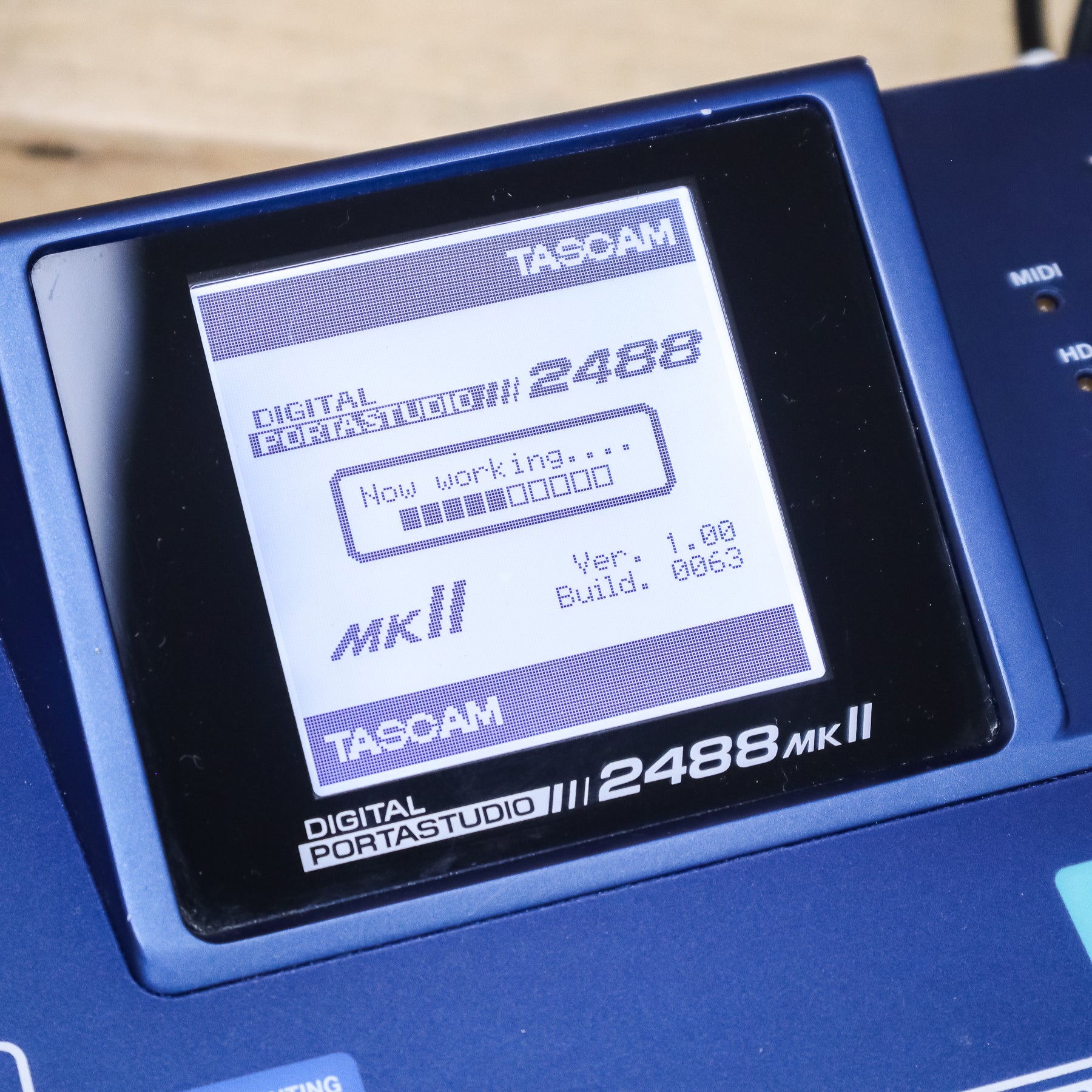 Tascam 2488mkII (2488 MK2) Digital Portastudio Workstation