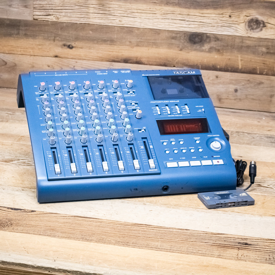 Tascam 424 MK3 Portastudio 4-Track Analog Tape Cassette Recorder