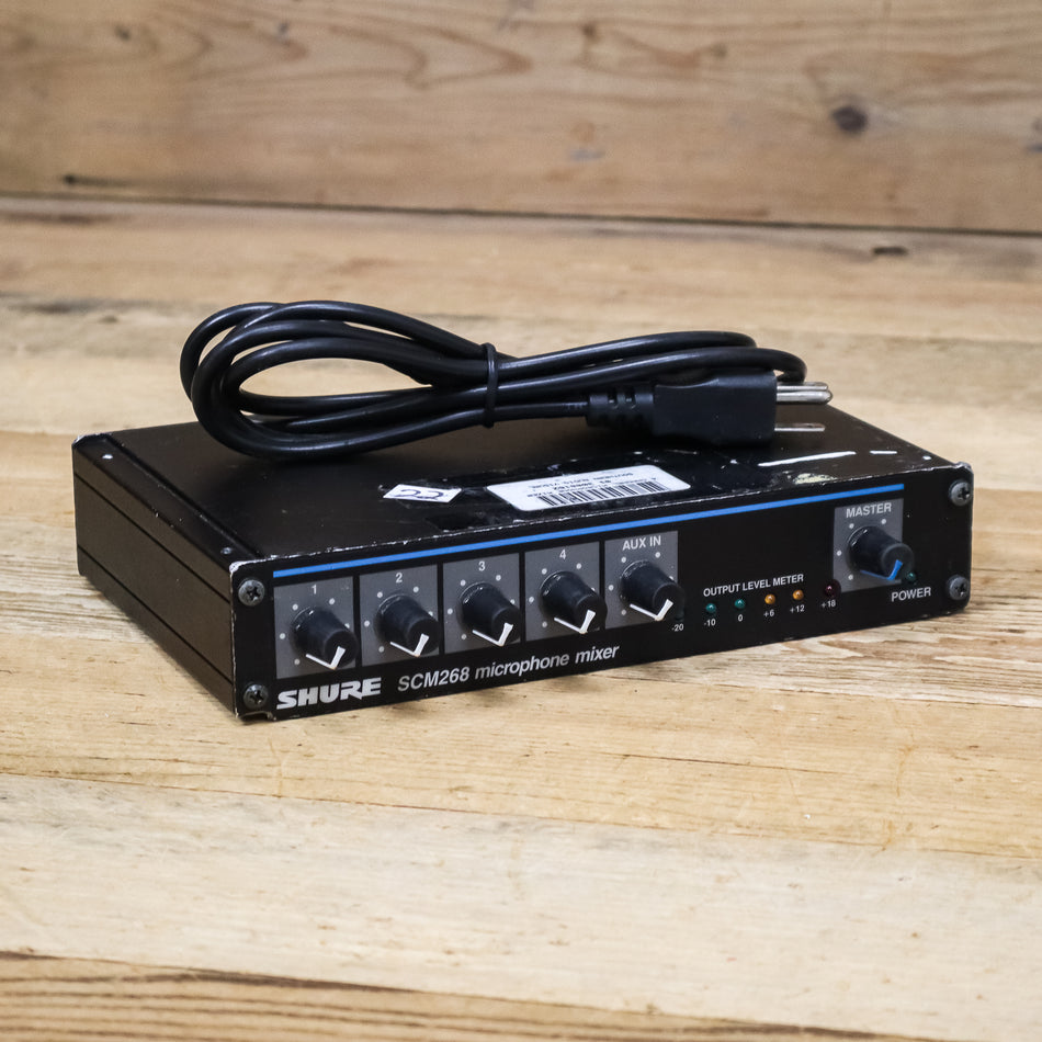 Shure SCM268 (SCM-268) 4-Channel Microphone Mixer