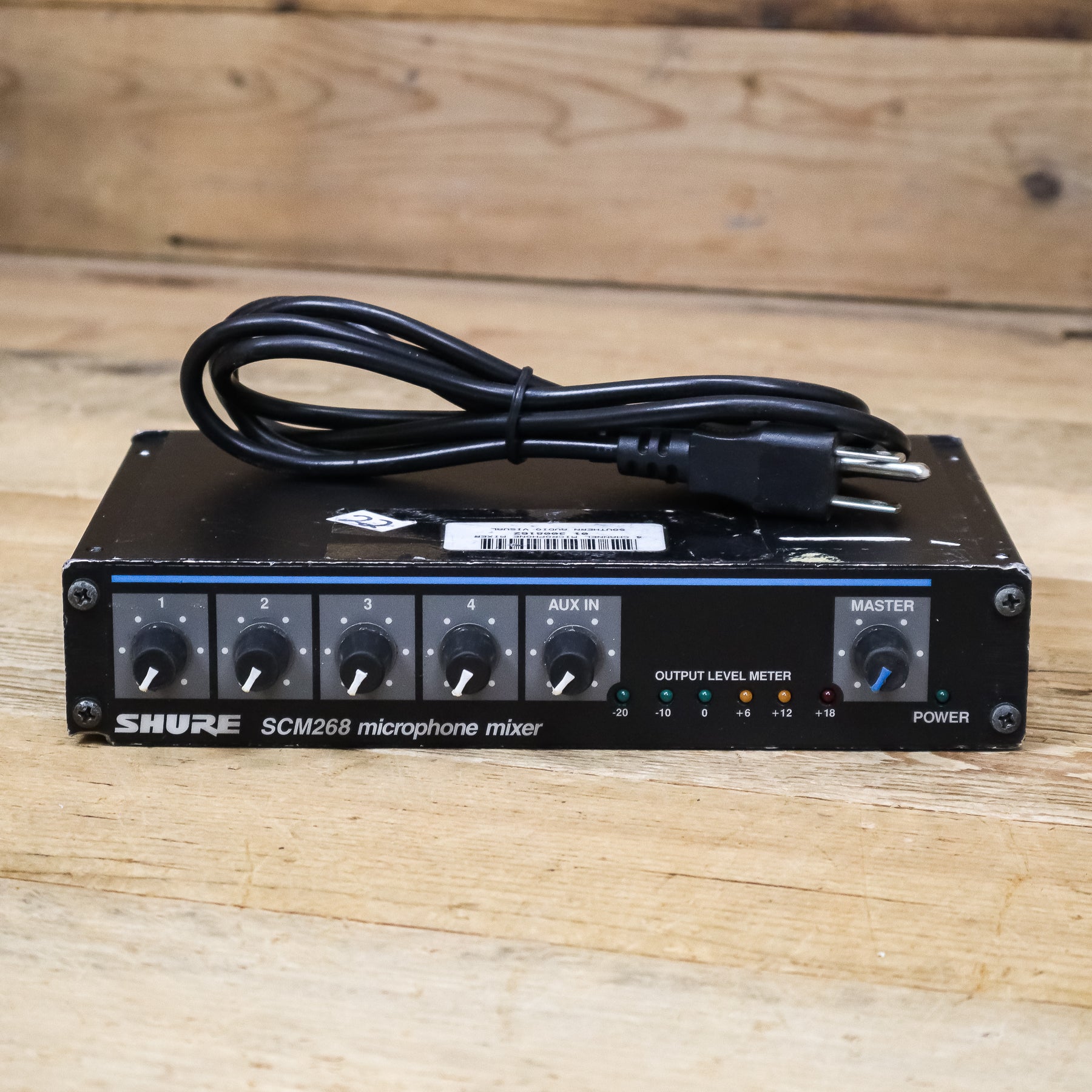 Shure SCM268 (SCM-268) 4-Channel Microphone Mixer – Pixel Pro Audio