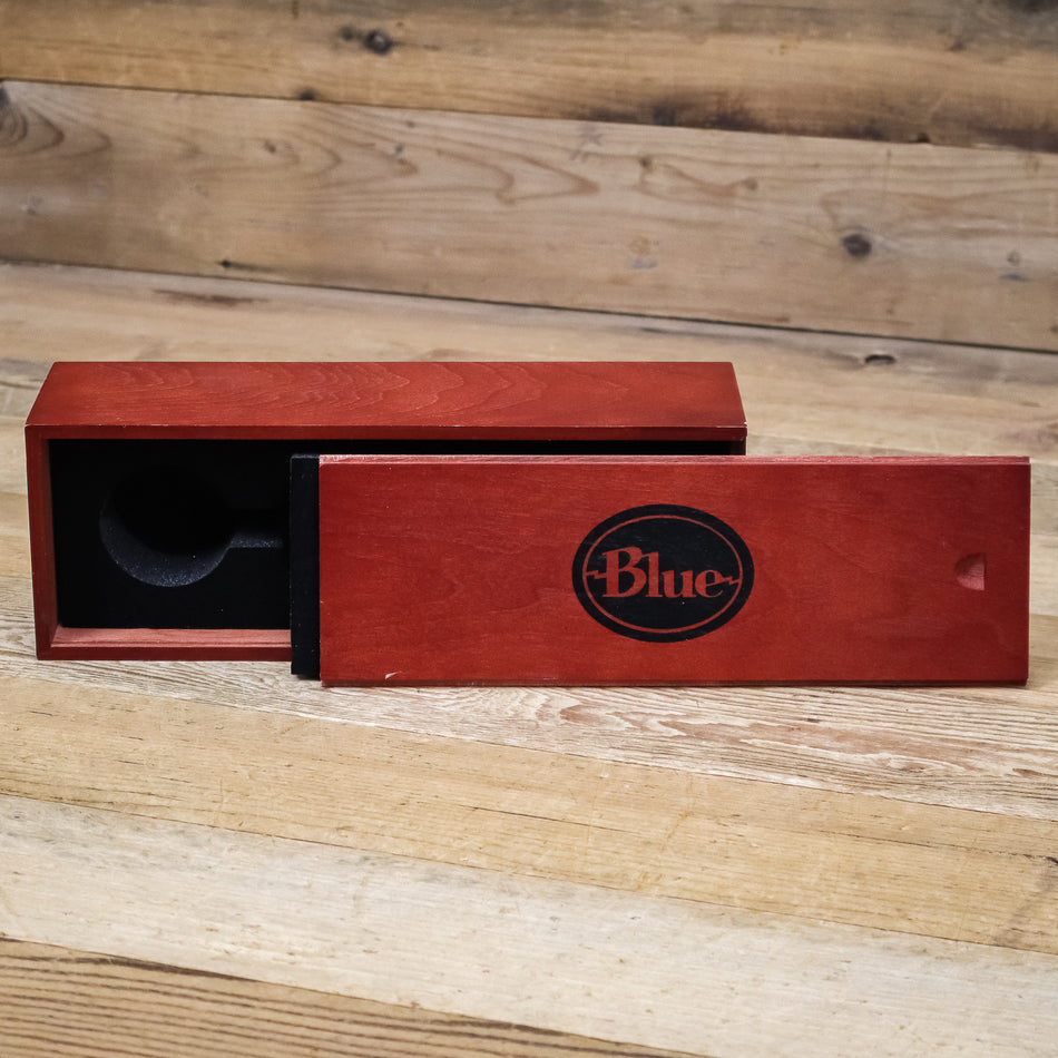 Wood Storage Box for Blue Baby Bottle, Baby Bottle SL Microphones