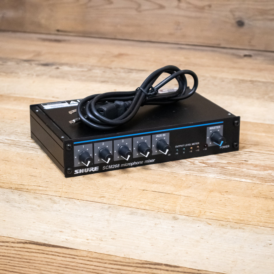 Shure SCM268 (SCM-268) 4-Channel Microphone Mixer