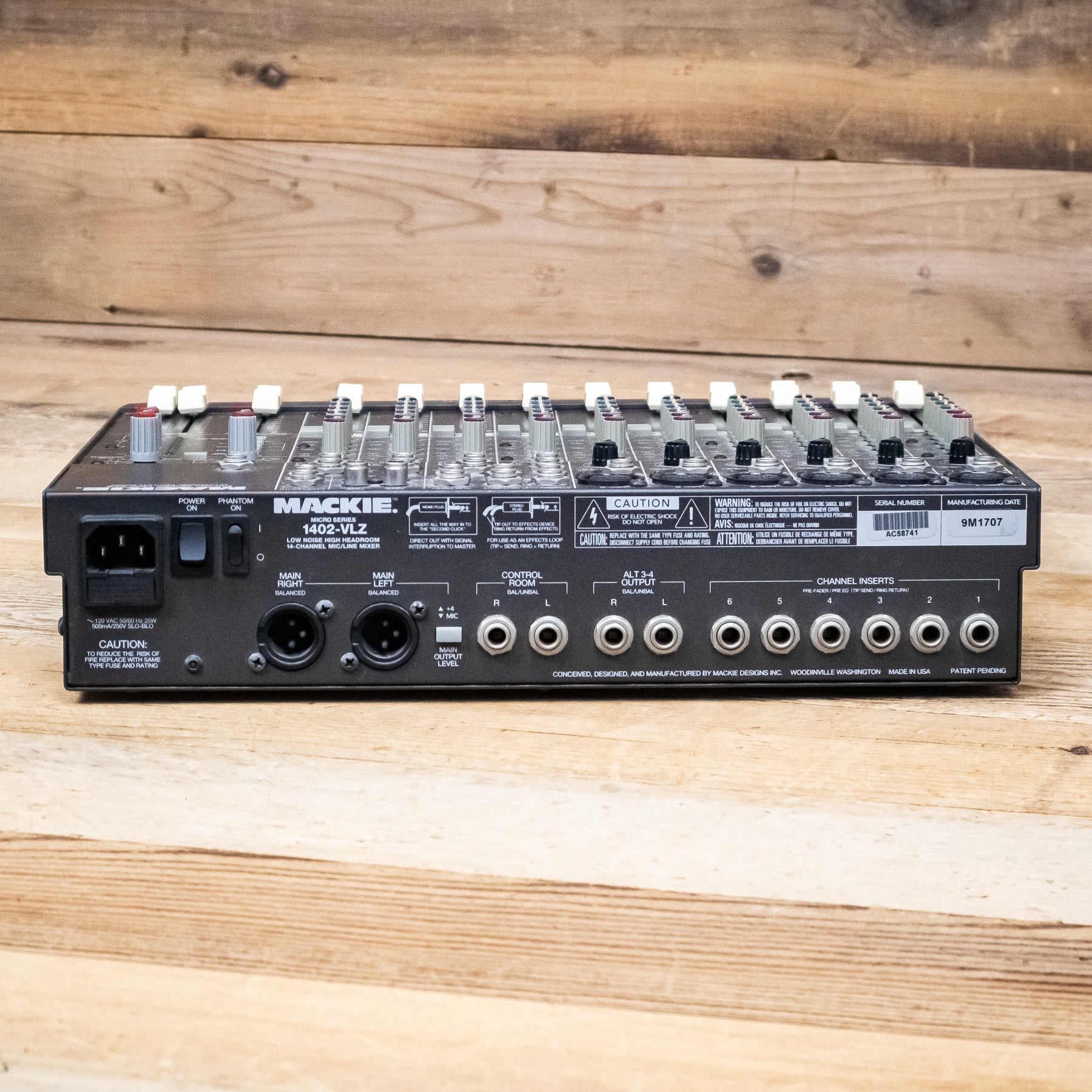 MACKIE 1402-VLZ アナログミキサー Mackie 1402 VLZ Audio Mixer – MP&E Cameras and Lighting