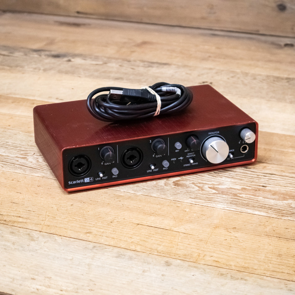 Focusrite Scarlett 2i4 (2nd Gen) USB Audio Recording Interface