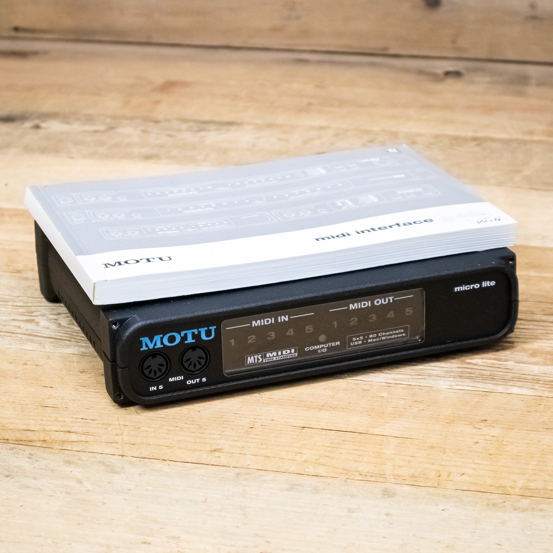 MOTU micro lite 5x5 USB Bus-Powered MIDI Interface – Pixel Pro Audio