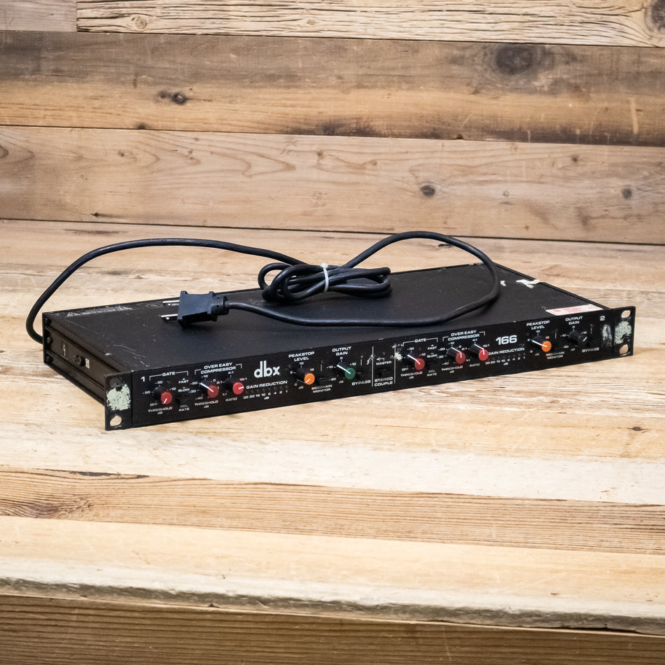 DBX 166 Vintage 2-Channel Stereo Compressor/Limiter