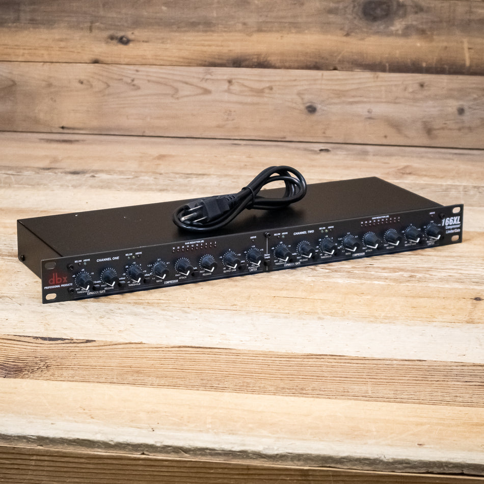 DBX 166XL 2-Channel Stereo Compressor/Limiter
