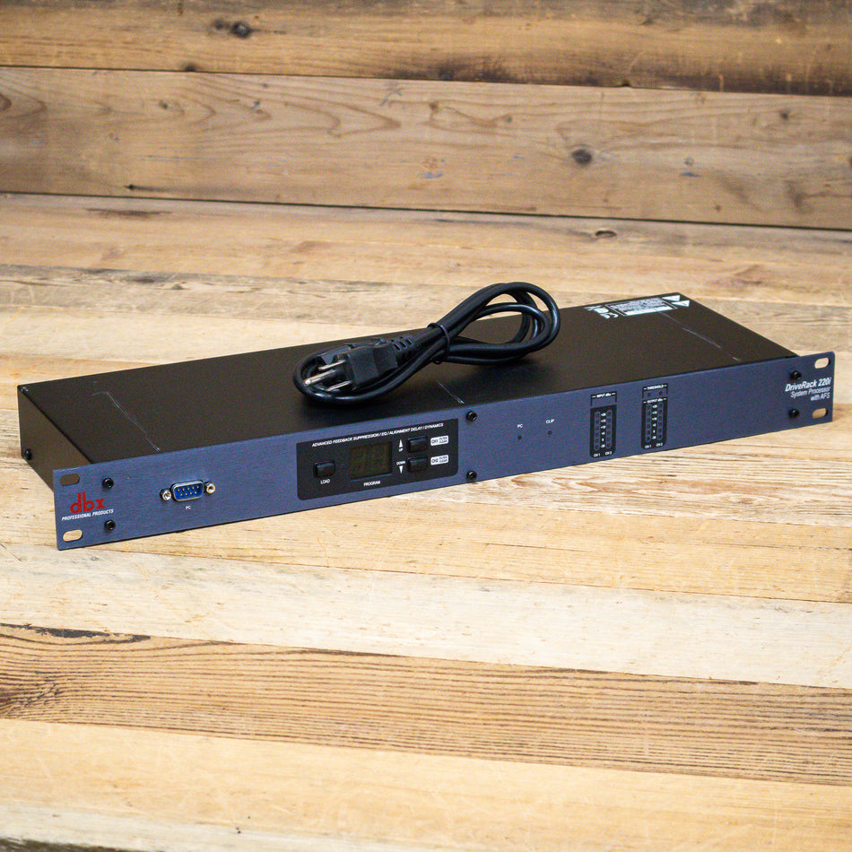 DBX DriveRack 220i Speaker Management System with Advanced Feedback Suppression