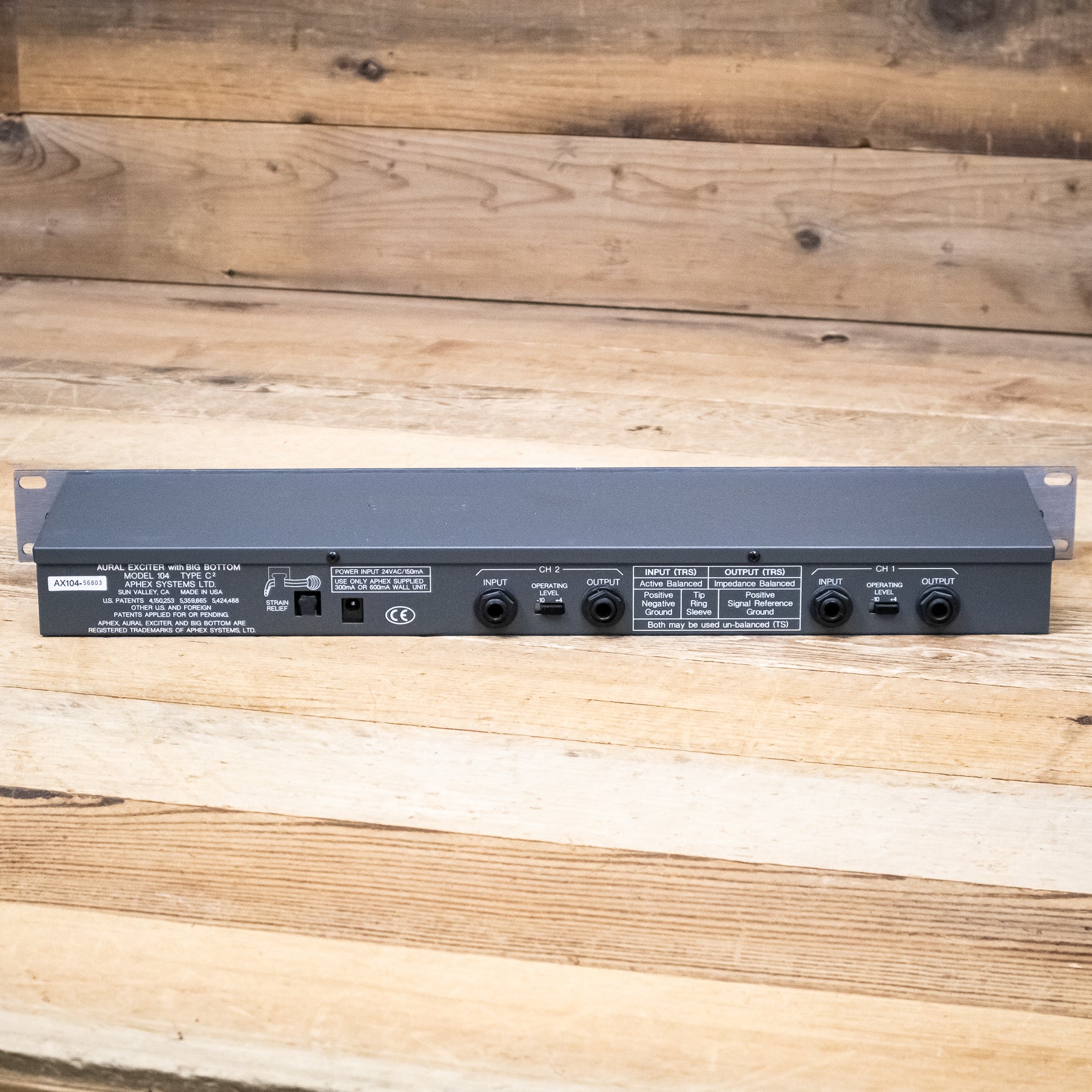 Aphex Model 104 C2 Aural Exciter with Big Bottom – Pixel Pro Audio