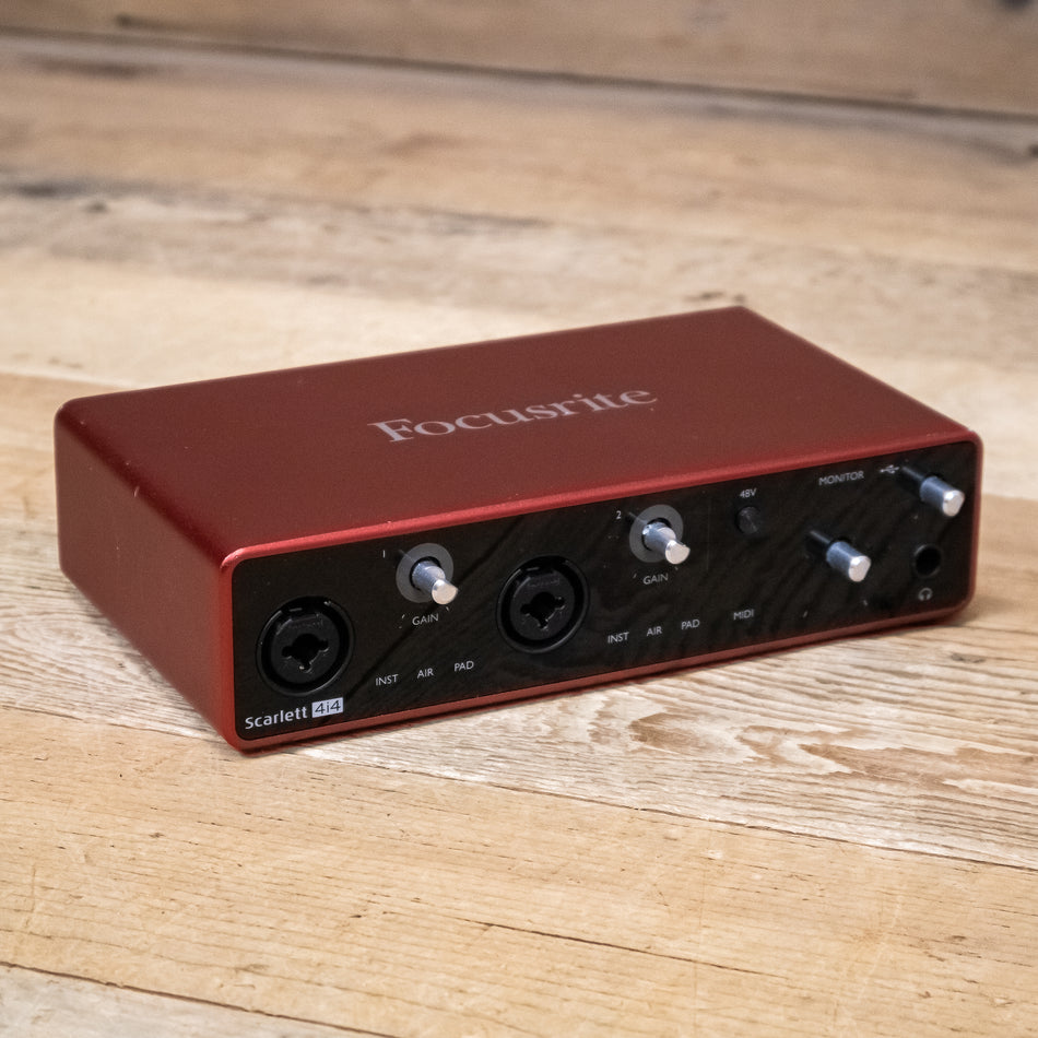 As Is Focusrite Scarlett 4i4 (3rd Gen) USB Audio Interface