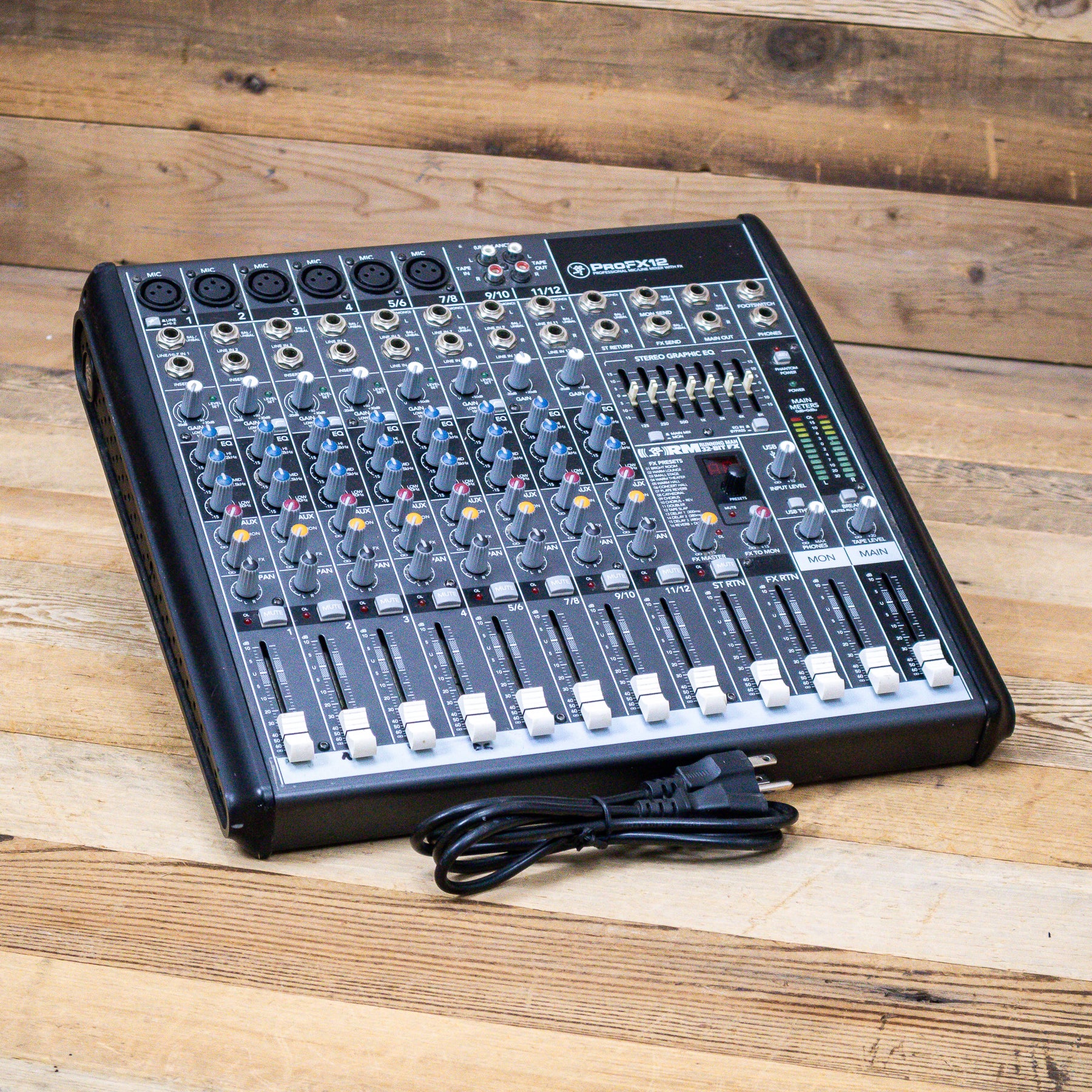 Mackie PROFX12 Compact 12-Channel Mixer with USB and Effects