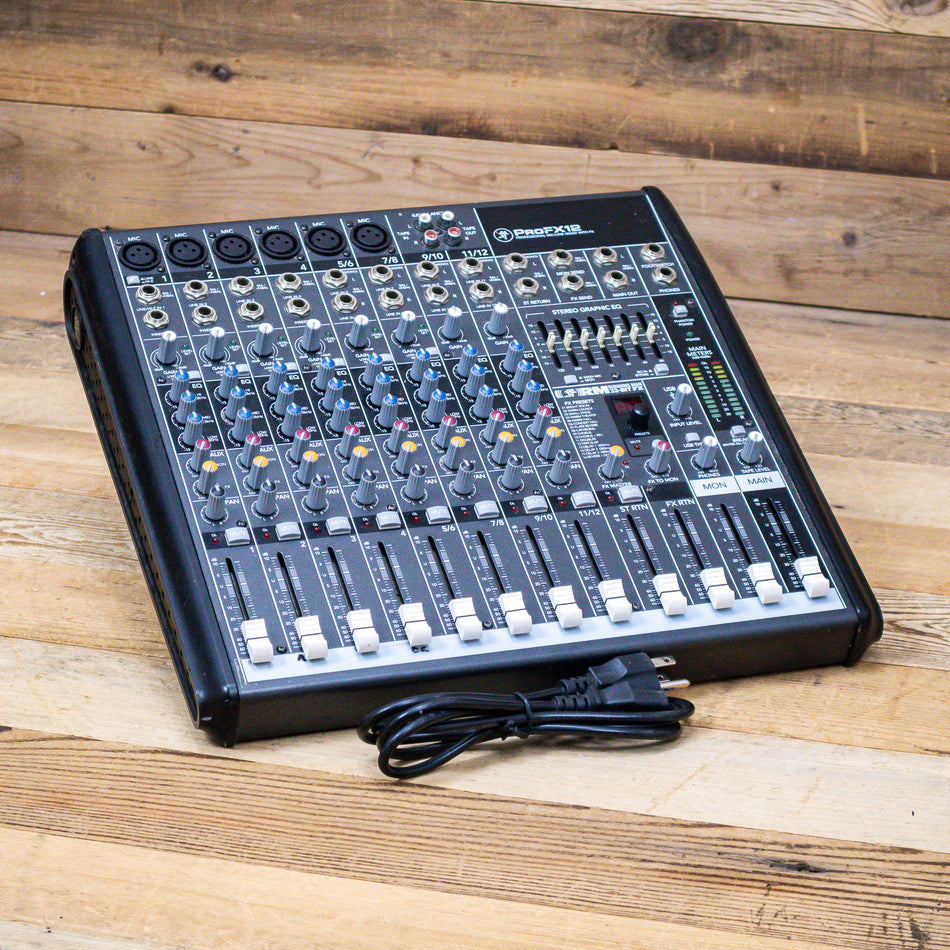 Mackie PROFX12 Compact 12-Channel Mixer with USB and Effects