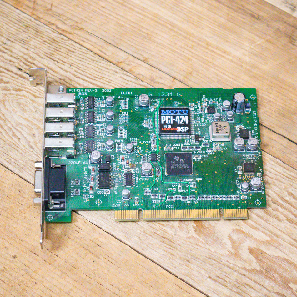 MOTU PCIx-424 AudioWire Card