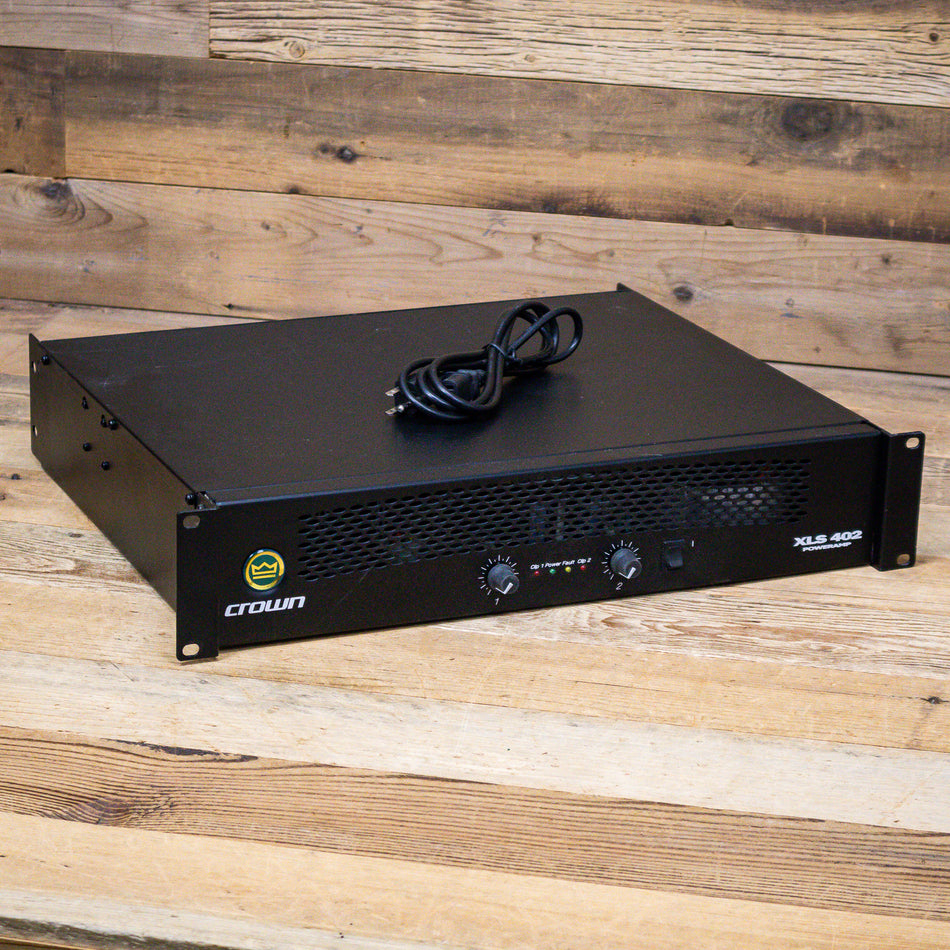 Crown XLS 402 (XLS402) 2-Channel Stereo 900W Power Amplifier