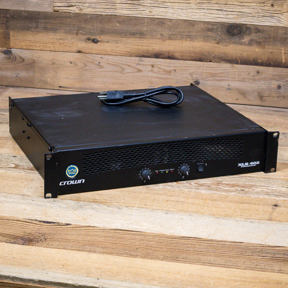 Crown XLS 402 (XLS402) 2-Channel Stereo 900W Power Amplifier