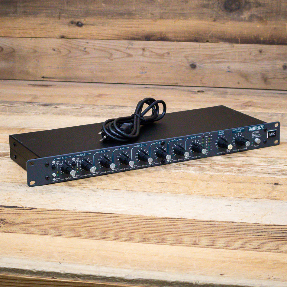 Ashly LX-308B (LX308B) Stereo 8-Channel Line Level Mixer
