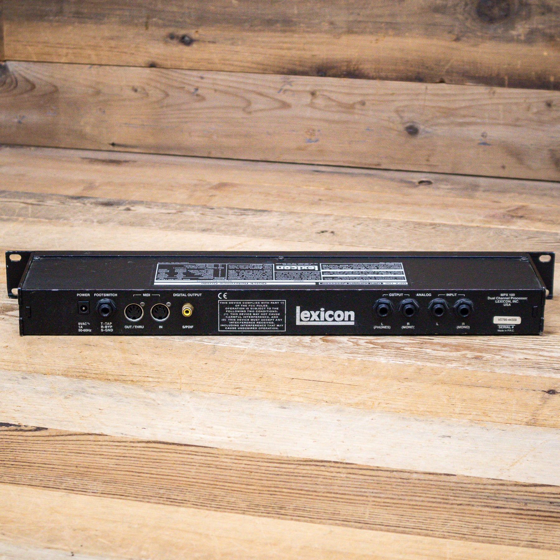 Lexicon MPX-100 Multi-Effects Processor – Pixel Pro Audio
