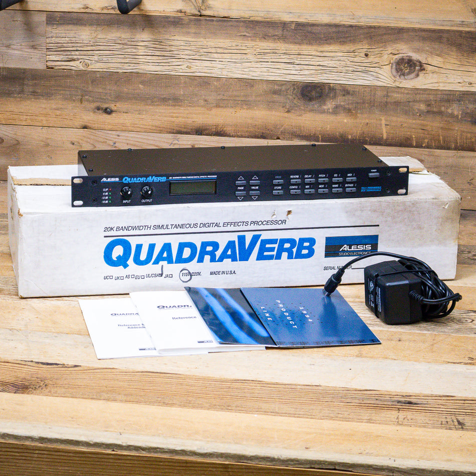 Alesis Quadraverb Plus Digital Reverb Effects Processor