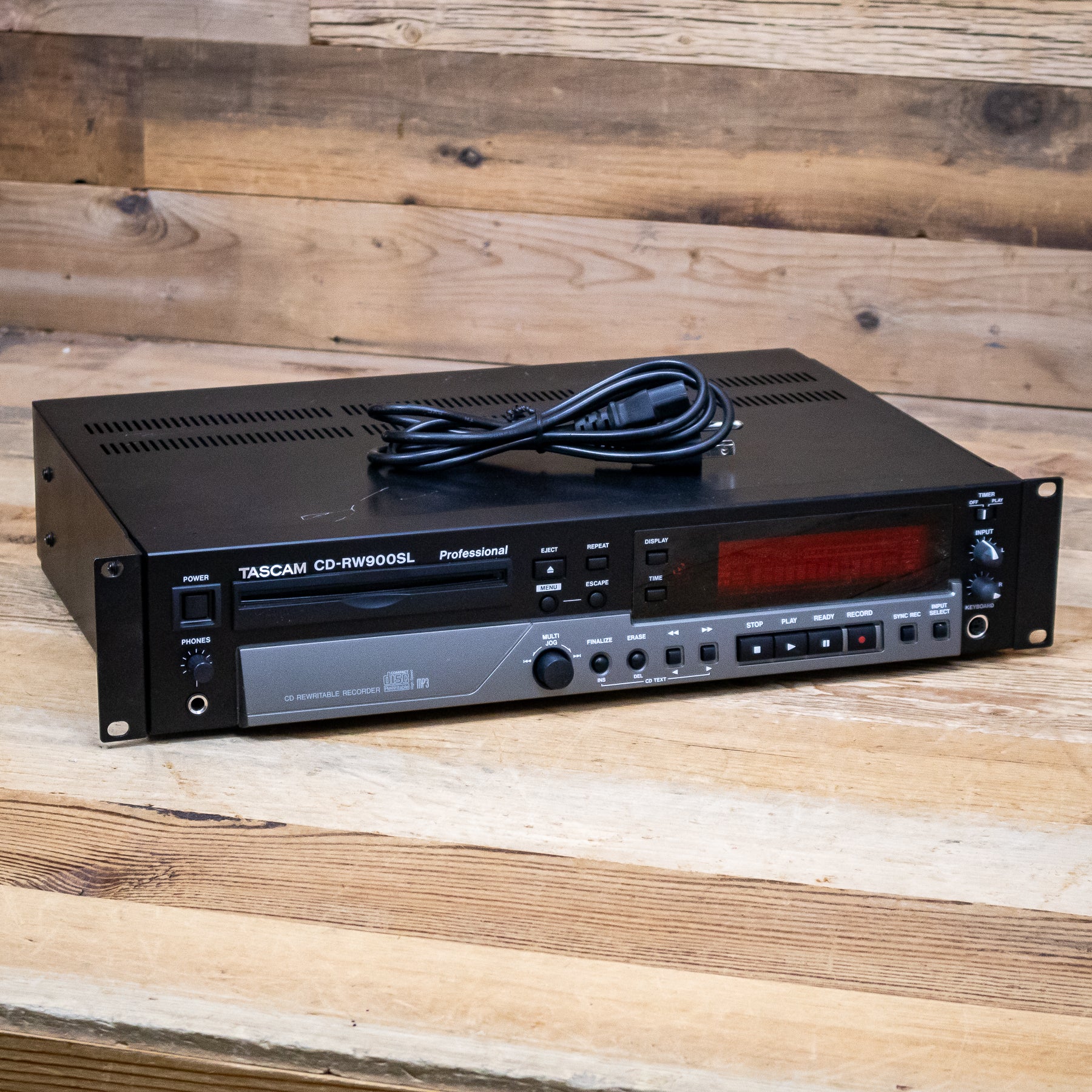 TASCAM CD レコーダー CD-RW900SL 動作確認済 音出し確認済 美品の 