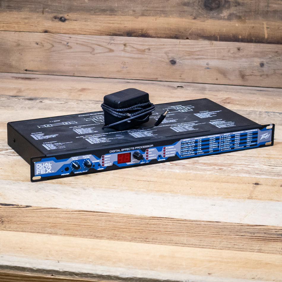 Peavey Dual DeltaFex Stereo Effects Rack Processor