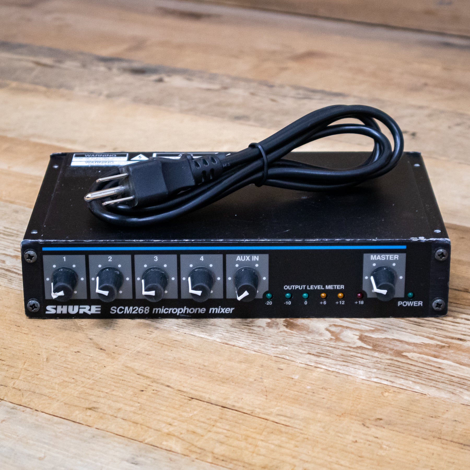 Shure SCM268 (SCM-268) 4-Channel Microphone Mixer – Pixel Pro Audio