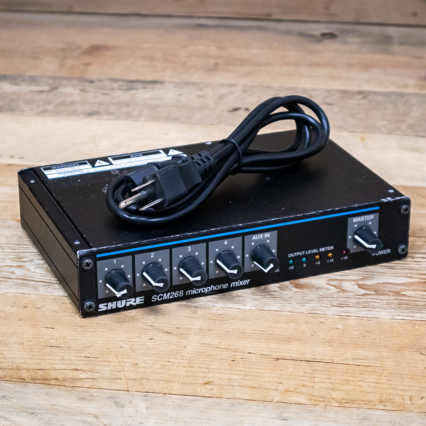Shure SCM268 (SCM-268) 4-Channel Microphone Mixer – Pixel Pro Audio