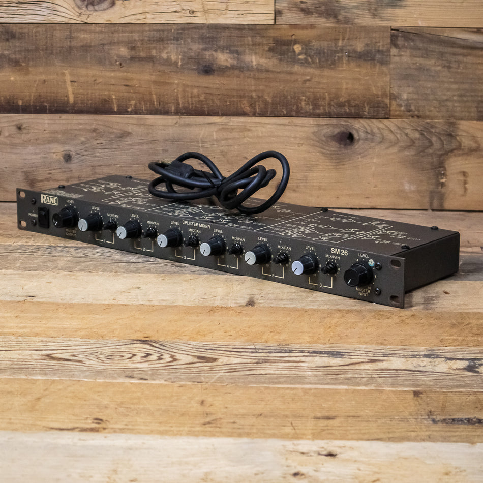 Rane SM 26 (SM26) Rackmount Line Level Mixer