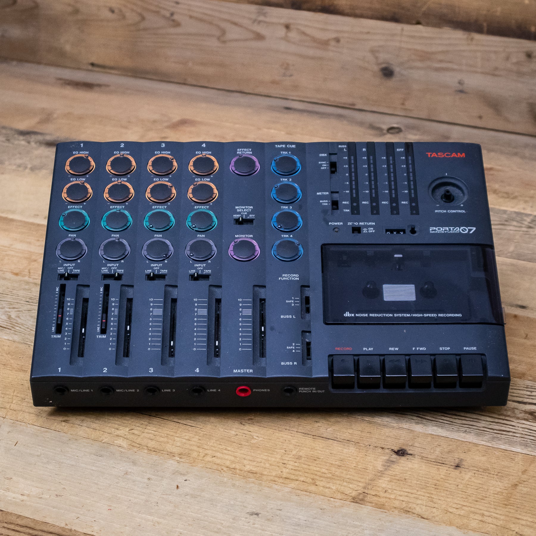 As Is Tascam Porta 07 Ministudio 4-track Analog Cassette Recorder