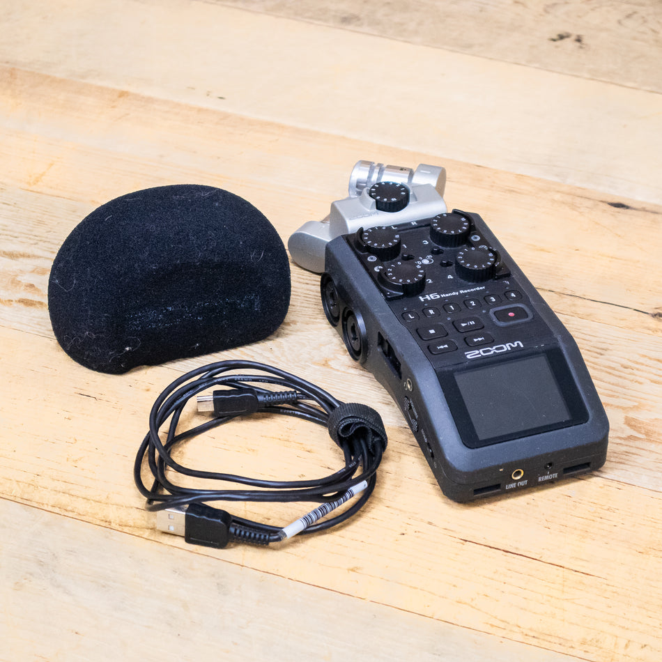 Zoom H6 Digital Handheld Recorder with X/Y Capsule