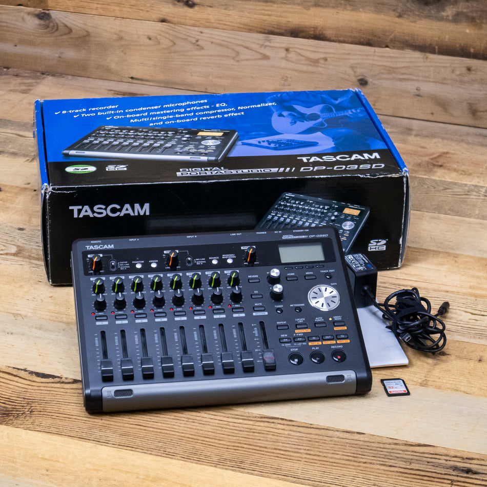 Tascam DP-03SD Digital Portastudio Recorder