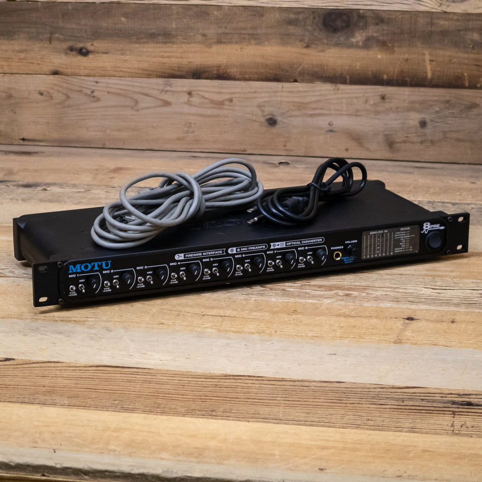 MOTU 8Pre (8-Pre) 16x12 FireWire Audio Interface