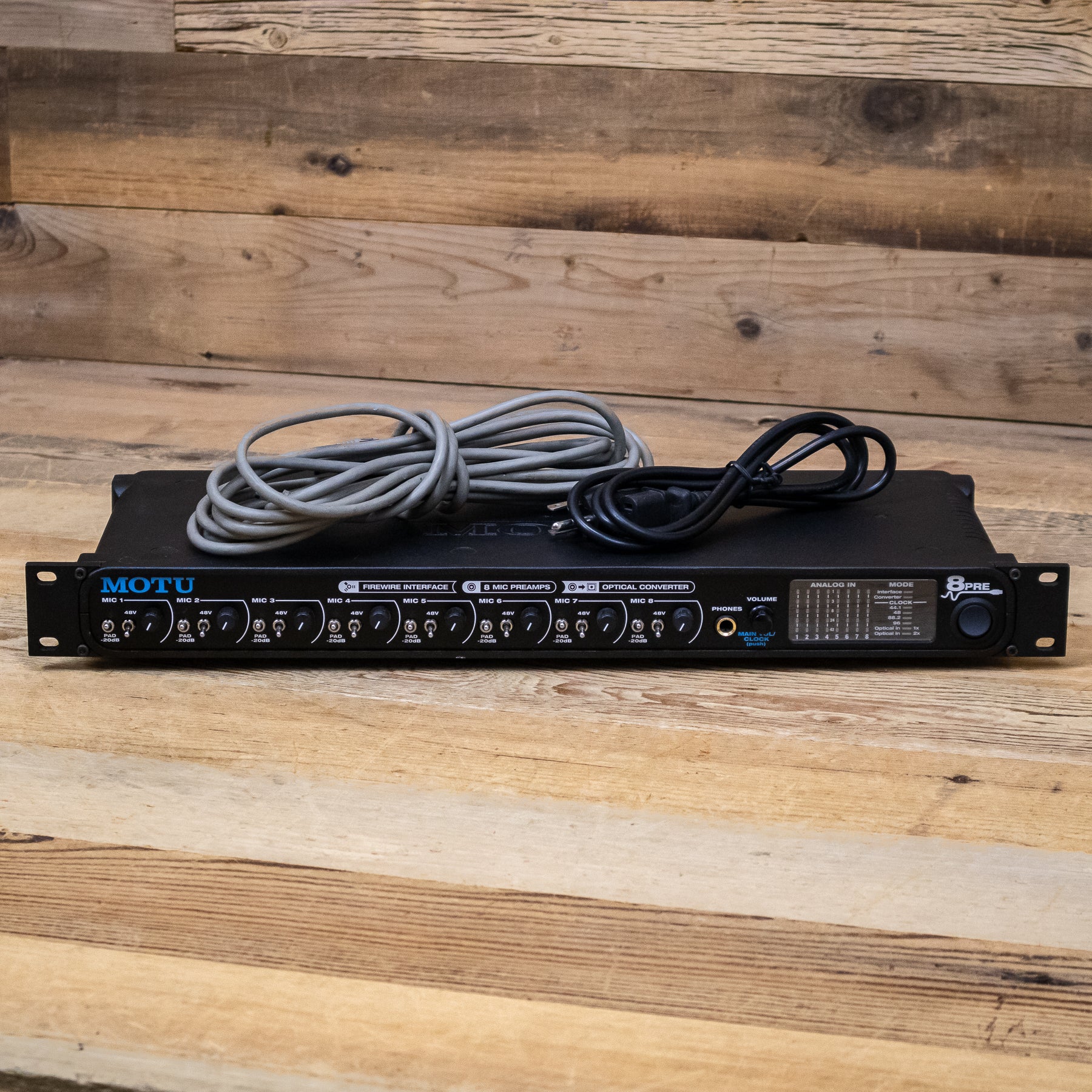 MOTU 8Pre (8-Pre) 16x12 FireWire Audio Interface – Pixel Pro Audio
