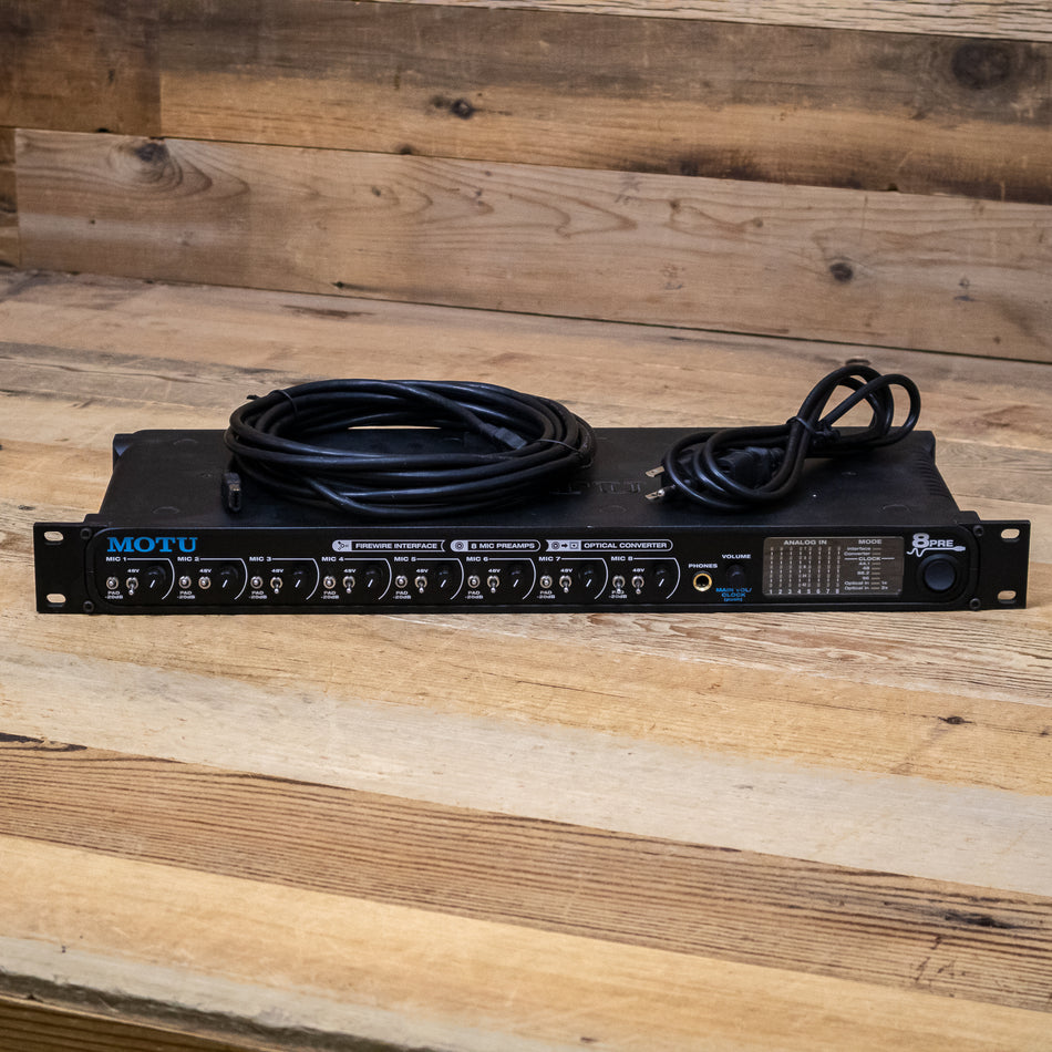 MOTU 8Pre (8-Pre) 16x12 FireWire Audio Interface