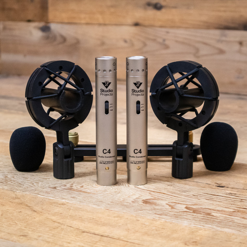 Studio Projects C4 (C-4) Condenser Microphones, Stereo Pair
