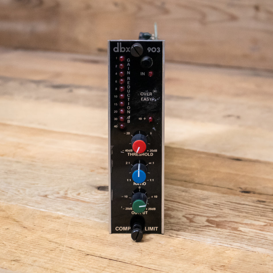 DBX 903 Compressor/Limiter Module with Gold Can VCA for 900 Series