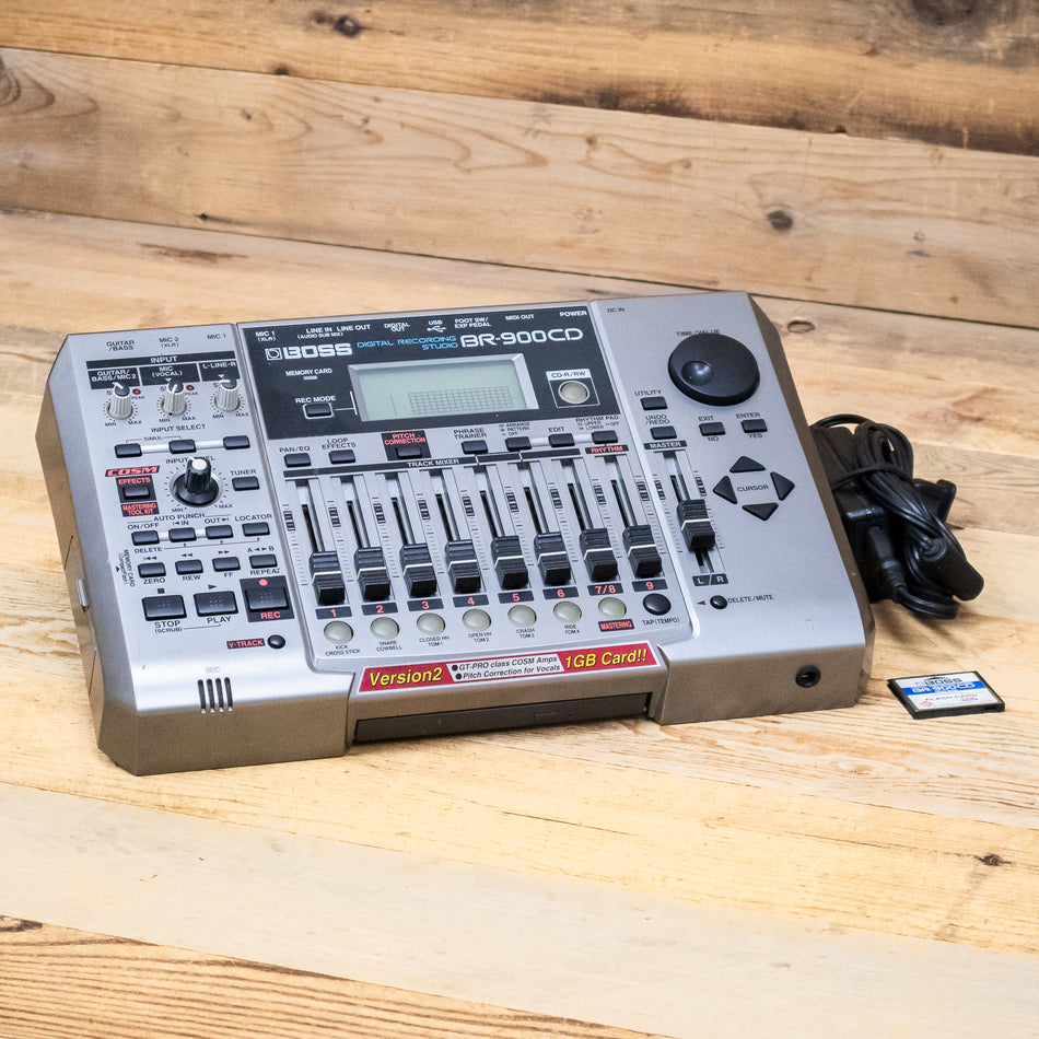 Boss BR-900CD (BR900CD) Digital 8-Track Multitrack Recorder