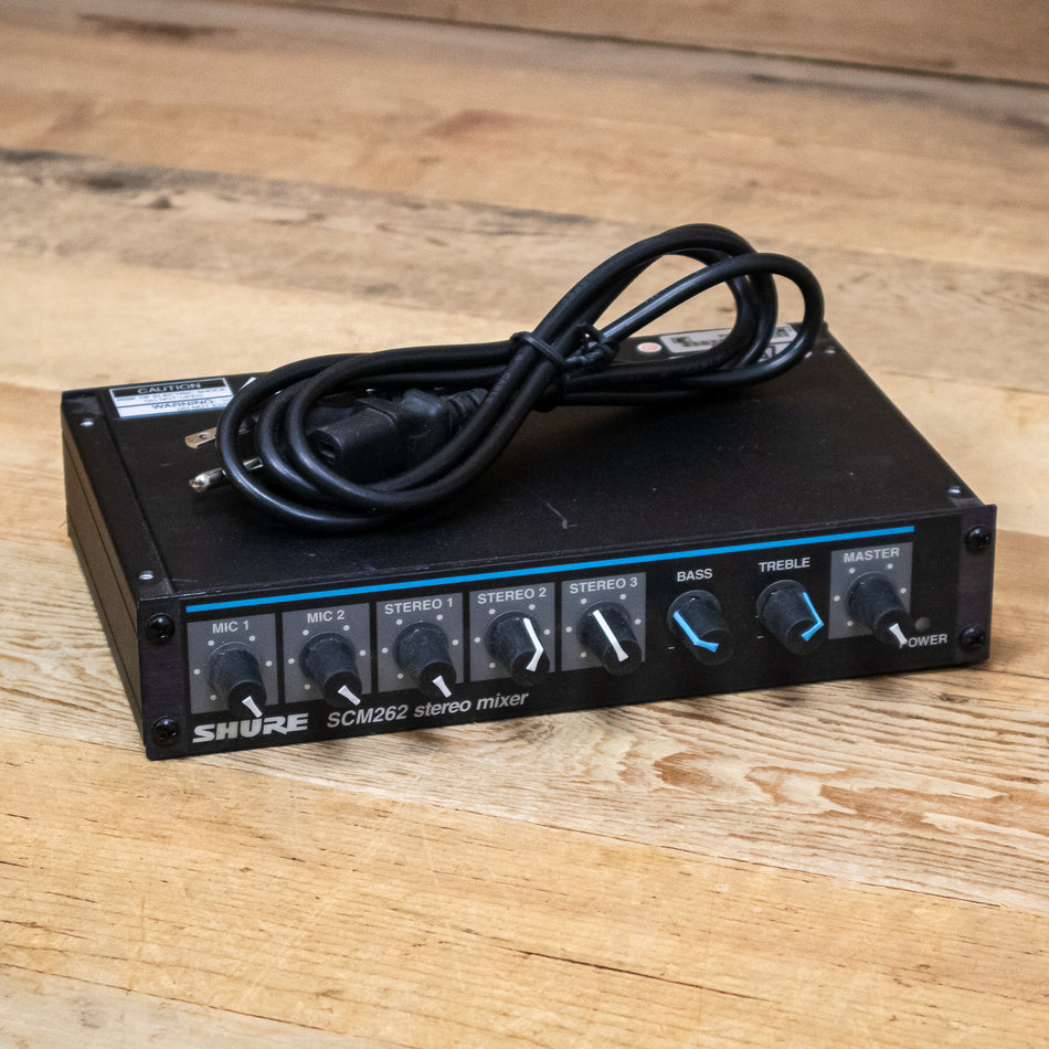 Shure SCM262 (SCM-262) 2-Channel Microphone Mixer