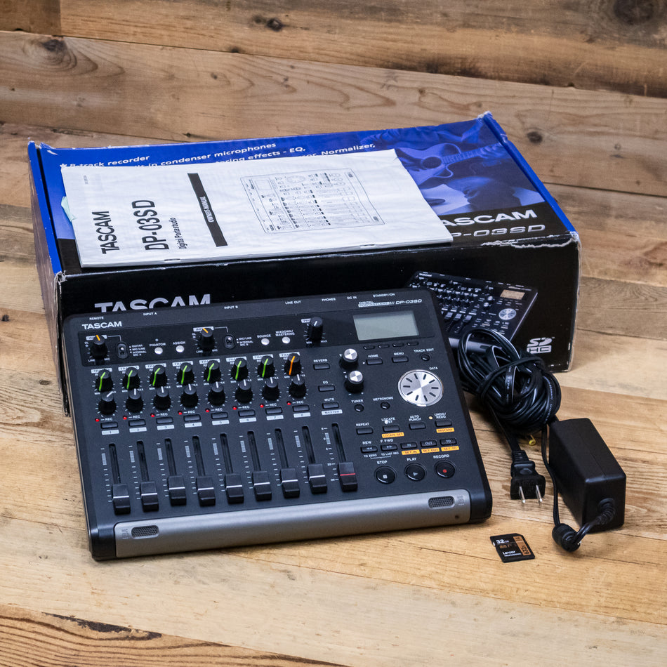 Tascam DP-03SD Digital Portastudio Recorder