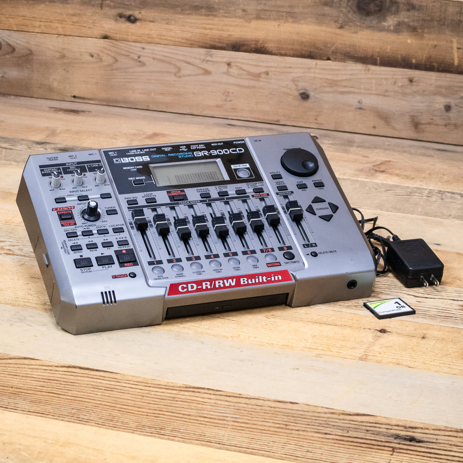 Boss BR-900CD (BR900CD) Digital 8-Track Multitrack Recorder