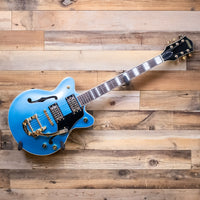 Gretsch G2655TG Streamliner Center Block Jr. Double-Cut with Bigsby Limited Edition, Riviera Blue