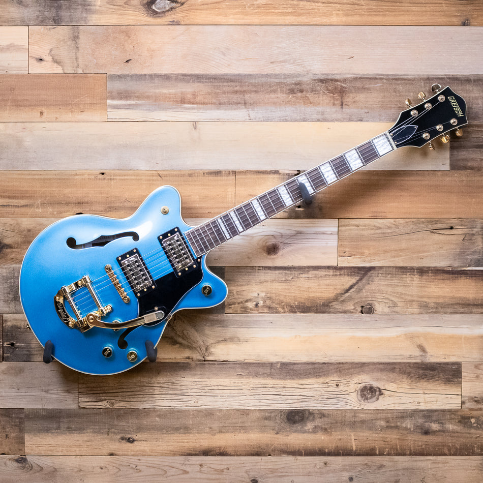 Gretsch G2655TG Streamliner Center Block Jr. Double-Cut with Bigsby Limited Edition, Riviera Blue
