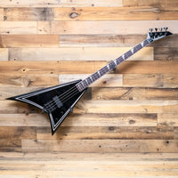 Jackson X Series RRB IV Rhoads 4-String Bass Guitar, Black with White Pinstripes
