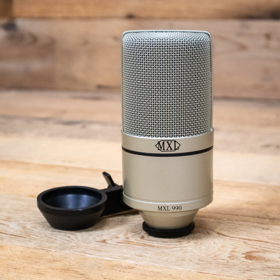 MXL 990 Condenser Microphone with Mic Clip