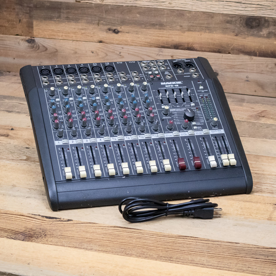Mackie DFX12 (DFX-12) 12x2 Analog Mixer with Effects