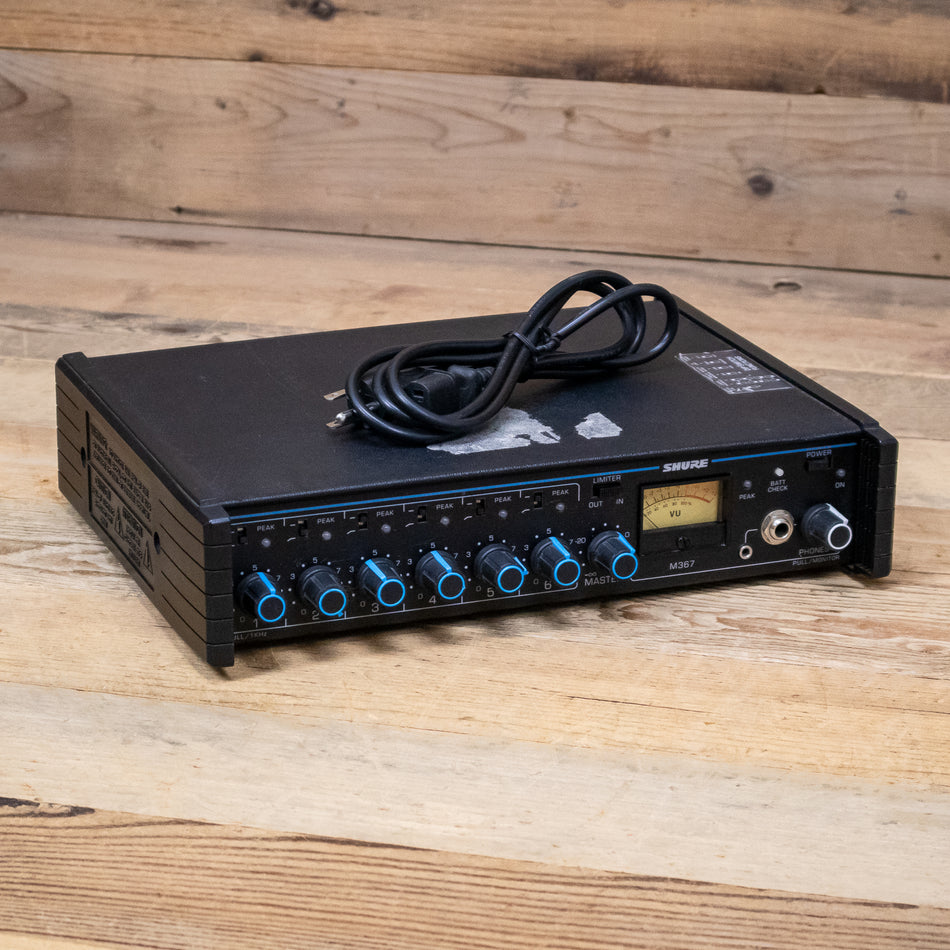 Shure M367 (M-367) Portable AC/DC 6-Channel Mic Mixer