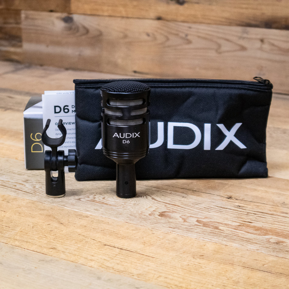 Audix D6 (D-6) Dynamic Instrument Microphone