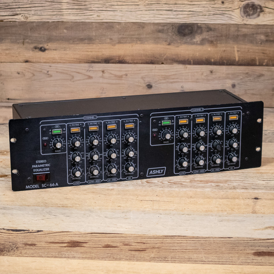 Ashly SC-66A (SC66A) Vintage Stereo Parametric Equalizer