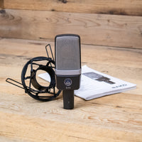 AKG C214 (C-214) Studio Condenser Microphone with Shock Mount