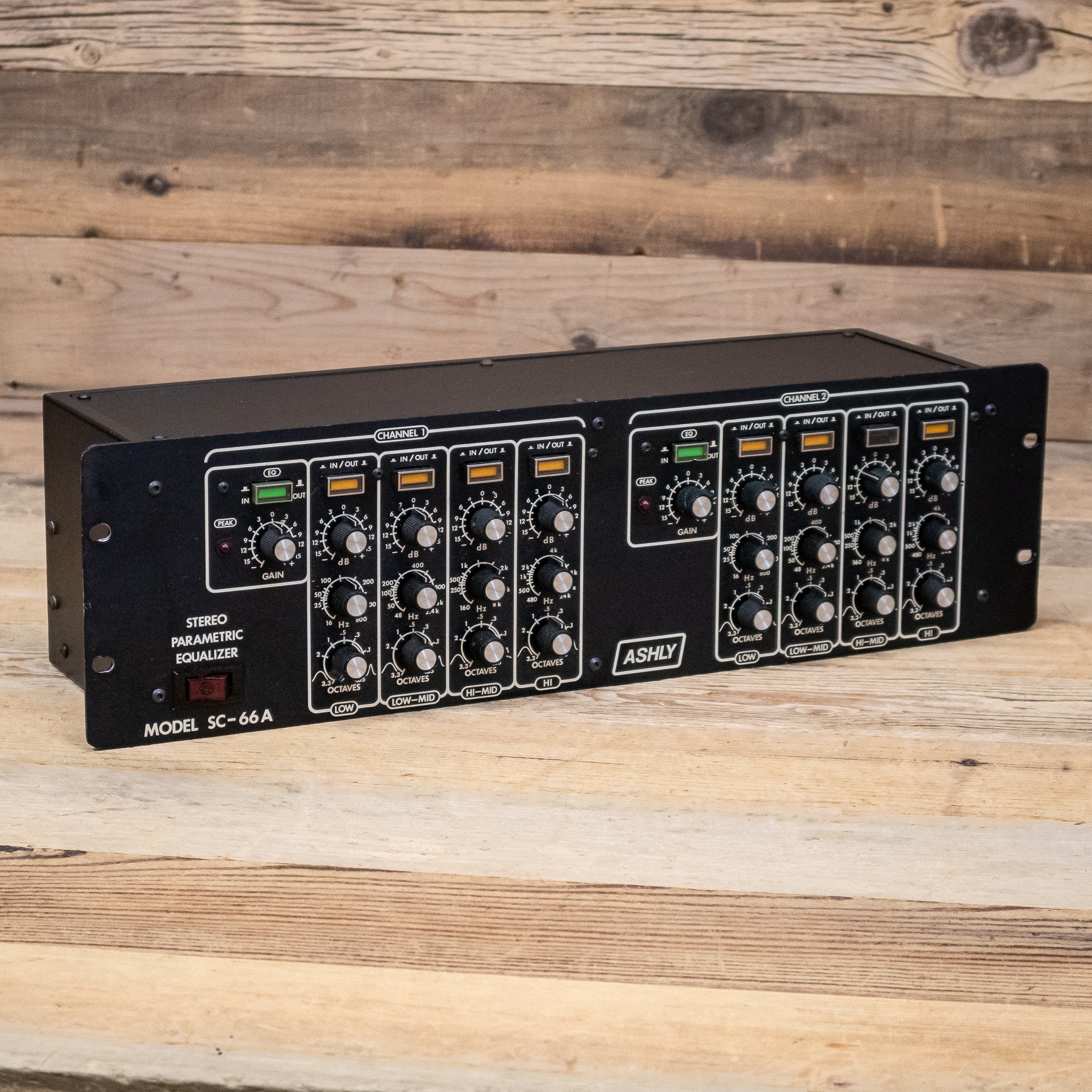 Ashly SC-66A (SC66A) Vintage Stereo Parametric Equalizer – Pixel